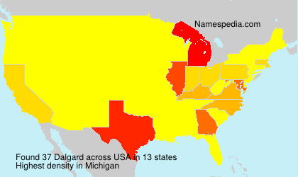 Surname Dalgard in USA Surname Dalgard in USA