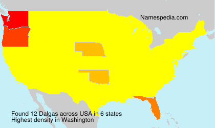 Surname Dalgas in USA Surname Dalgas in USA