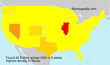 Surname Dalinis in USA Surname Dalinis in USA
