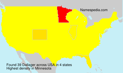 Surname Dallager in USA Surname Dallager in USA