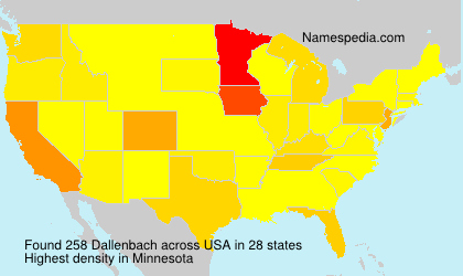 Surname Dallenbach in USA Surname Dallenbach in USA