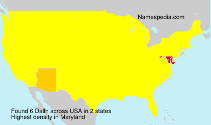 Surname Dallh in USA Surname Dallh in USA