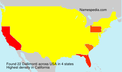 Surname Dallimonti in USA Surname Dallimonti in USA