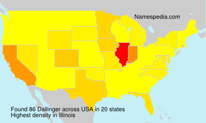 Surname Dallinger in USA Surname Dallinger in USA