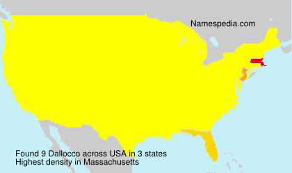 Surname Dallocco in USA Surname Dallocco in USA