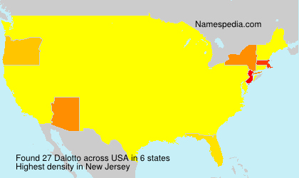 Surname Dalotto in USA Surname Dalotto in USA