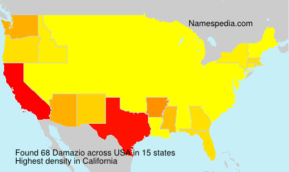 Surname Damazio in USA Surname Damazio in USA