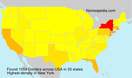 Surname Dambra in USA Surname Dambra in USA