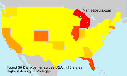 Surname Damkoehler in USA Surname Damkoehler in USA