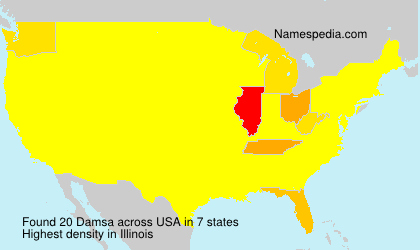 Surname Damsa in USA Surname Damsa in USA