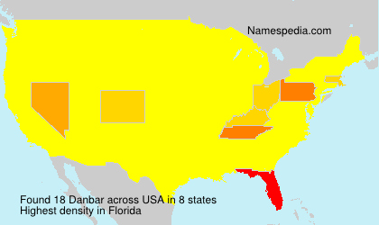 Surname Danbar in USA Surname Danbar in USA