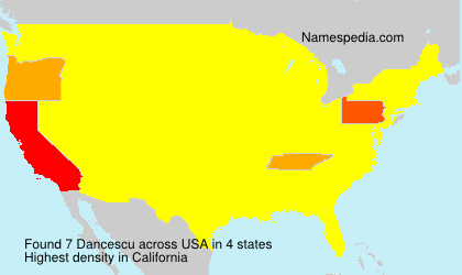 Surname Dancescu in USA Surname Dancescu in USA