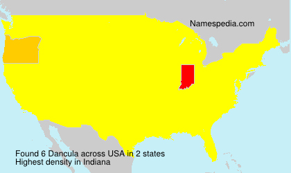 Surname Dancula in USA Surname Dancula in USA