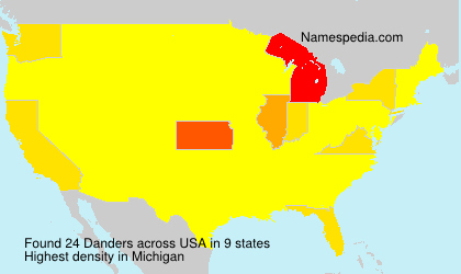 Surname Danders in USA Surname Danders in USA