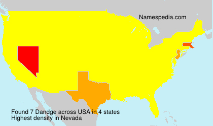 Surname Dandge in USA Surname Dandge in USA