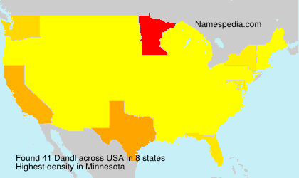 Surname Dandl in USA Surname Dandl in USA