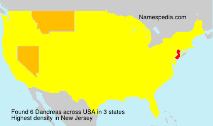 Surname Dandreas in USA Surname Dandreas in USA