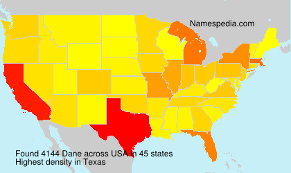Surname Dane in USA