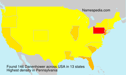 Surname Danenhower in USA Surname Danenhower in USA