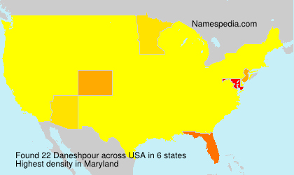 Surname Daneshpour in USA Surname Daneshpour in USA