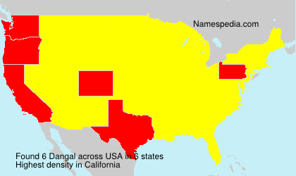 Surname Dangal in USA Surname Dangal in USA