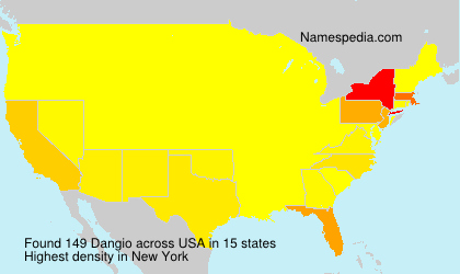 Surname Dangio in USA Surname Dangio in USA