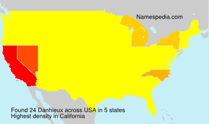 Surname Danhieux in USA Surname Danhieux in USA