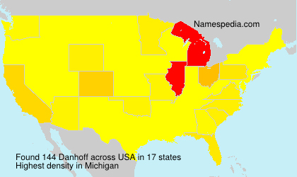 Surname Danhoff in USA Surname Danhoff in USA