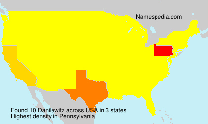 Surname Danilewitz in USA Surname Danilewitz in USA