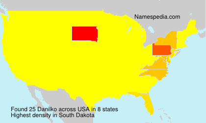 Surname Danilko in USA Surname Danilko in USA