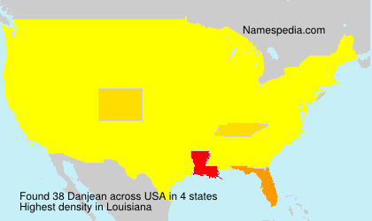 Surname Danjean in USA Surname Danjean in USA