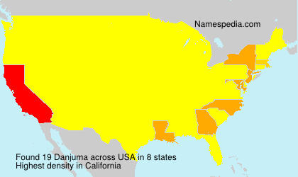 Surname Danjuma in USA Surname Danjuma in USA