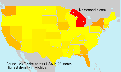 Surname Danke in USA Surname Danke in USA
