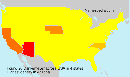 Surname Dankemeyer in USA Surname Dankemeyer in USA