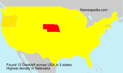Surname Dankleff in USA Surname Dankleff in USA