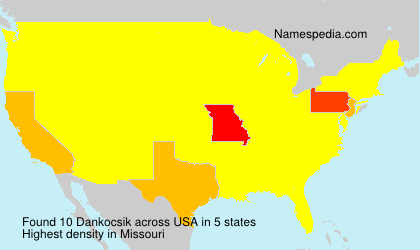 Surname Dankocsik in USA Surname Dankocsik in USA