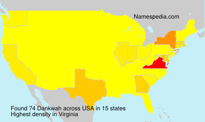 Surname Dankwah in USA Surname Dankwah in USA