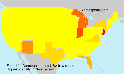 Surname Dannaoui in USA Surname Dannaoui in USA