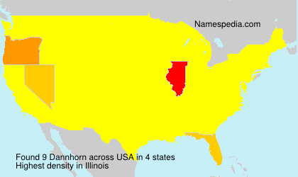 Surname Dannhorn in USA Surname Dannhorn in USA