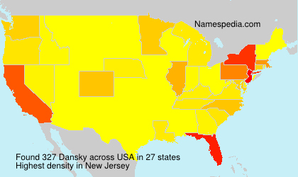 Surname Dansky in USA Surname Dansky in USA