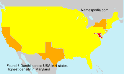 Surname Danthi in USA Surname Danthi in USA