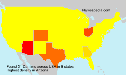 Surname Dantimo in USA Surname Dantimo in USA