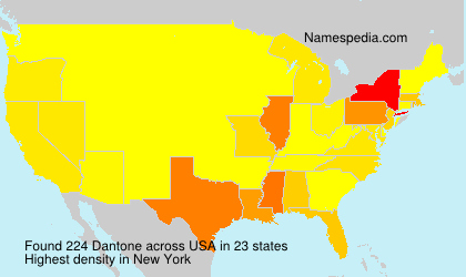 Surname Dantone in USA Surname Dantone in USA