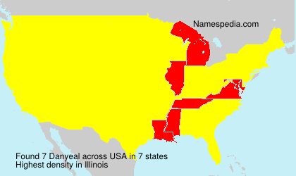 Surname Danyeal in USA Surname Danyeal in USA