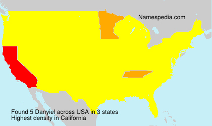Surname Danyiel in USA