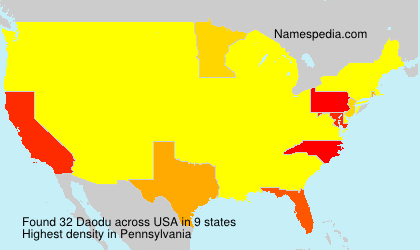 Surname Daodu in USA Surname Daodu in USA