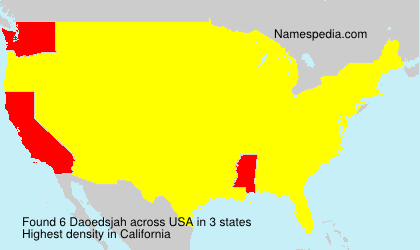 Surname Daoedsjah in USA Surname Daoedsjah in USA