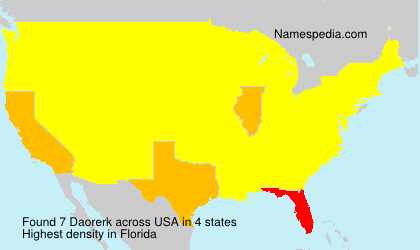 Surname Daorerk in USA Surname Daorerk in USA