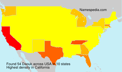 Surname Daouk in USA Surname Daouk in USA
