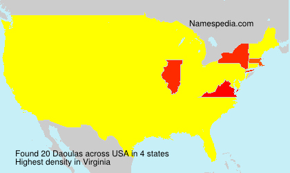 Surname Daoulas in USA Surname Daoulas in USA